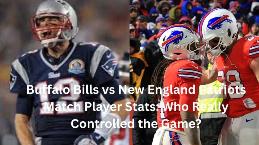 buffalo bills vs new england patriots match player stats